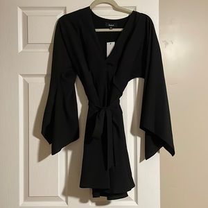 Black flowy dress